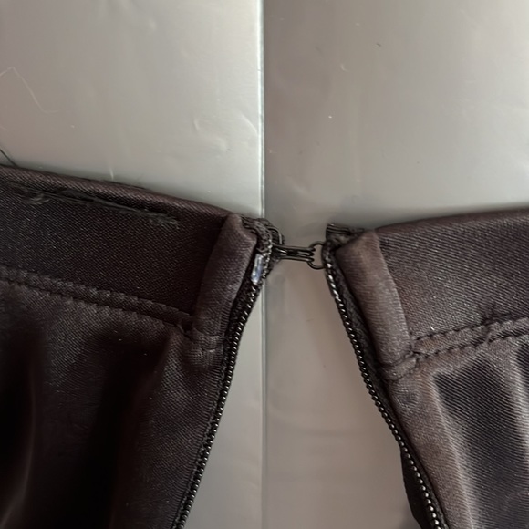 My Michelle black gray party dress strapless Sz 1 prom wedding sweet 16 mitzvah - Picture 9 of 13